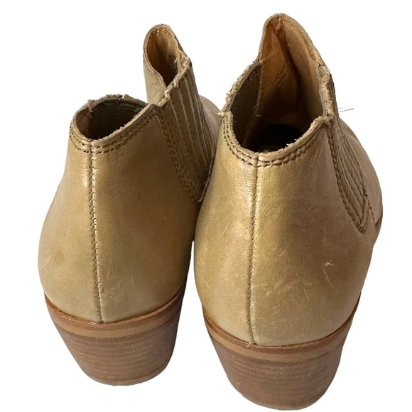 Madewell Spencer Leather Short Chelsea Tan Boot Size 7.5 - Picture 3 of 9